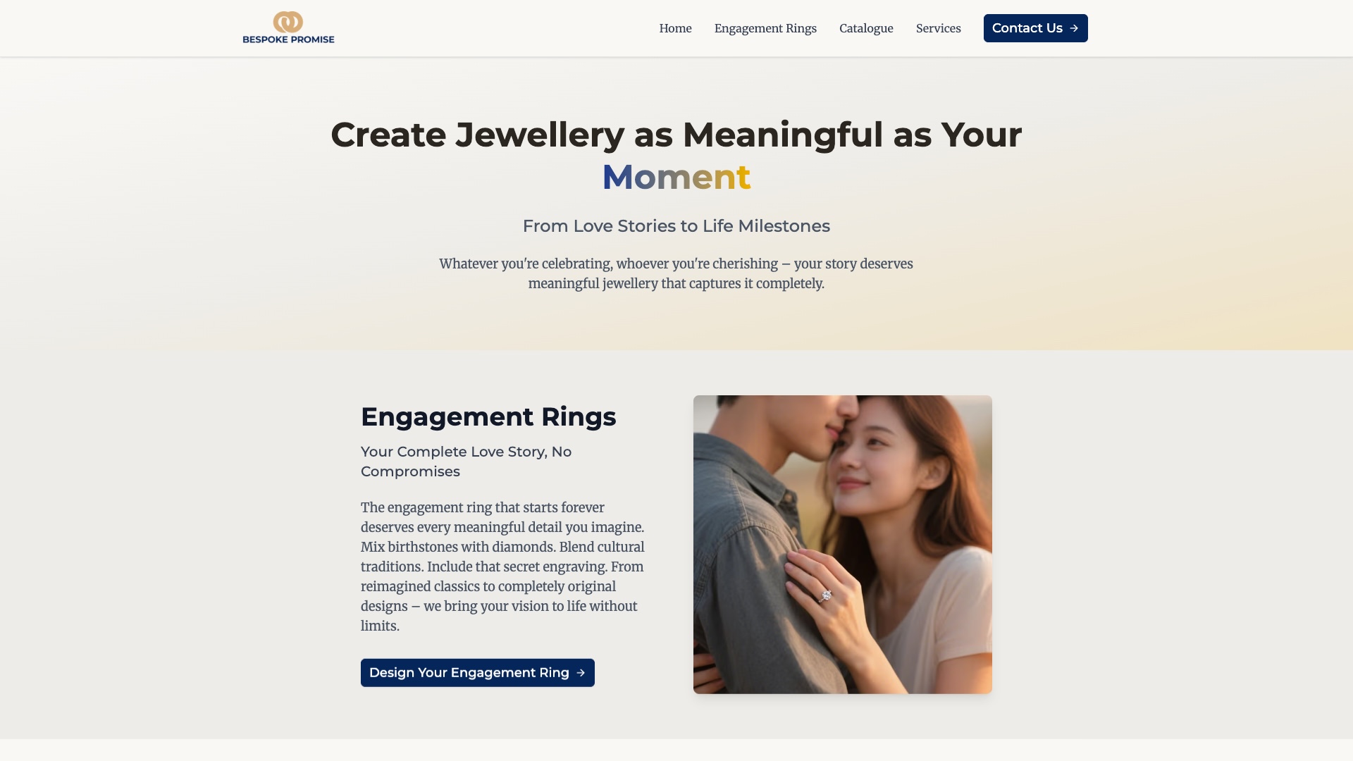 bespokepromise.sg Tangkapan Layar 1