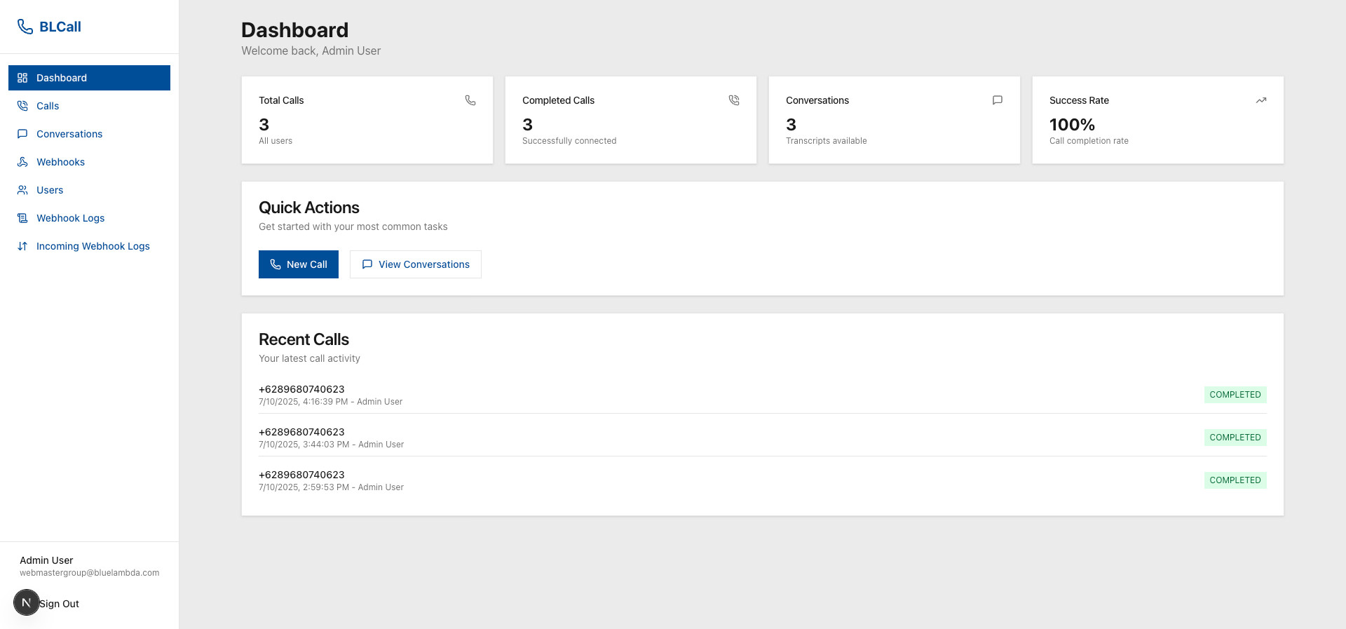 BLCall Tangkapan Layar 2