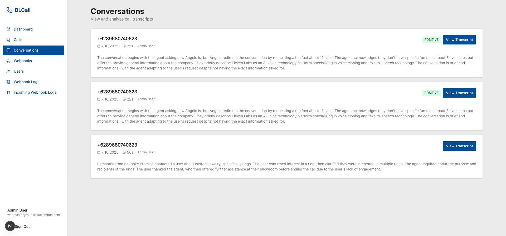 BLCall Tangkapan Layar 4