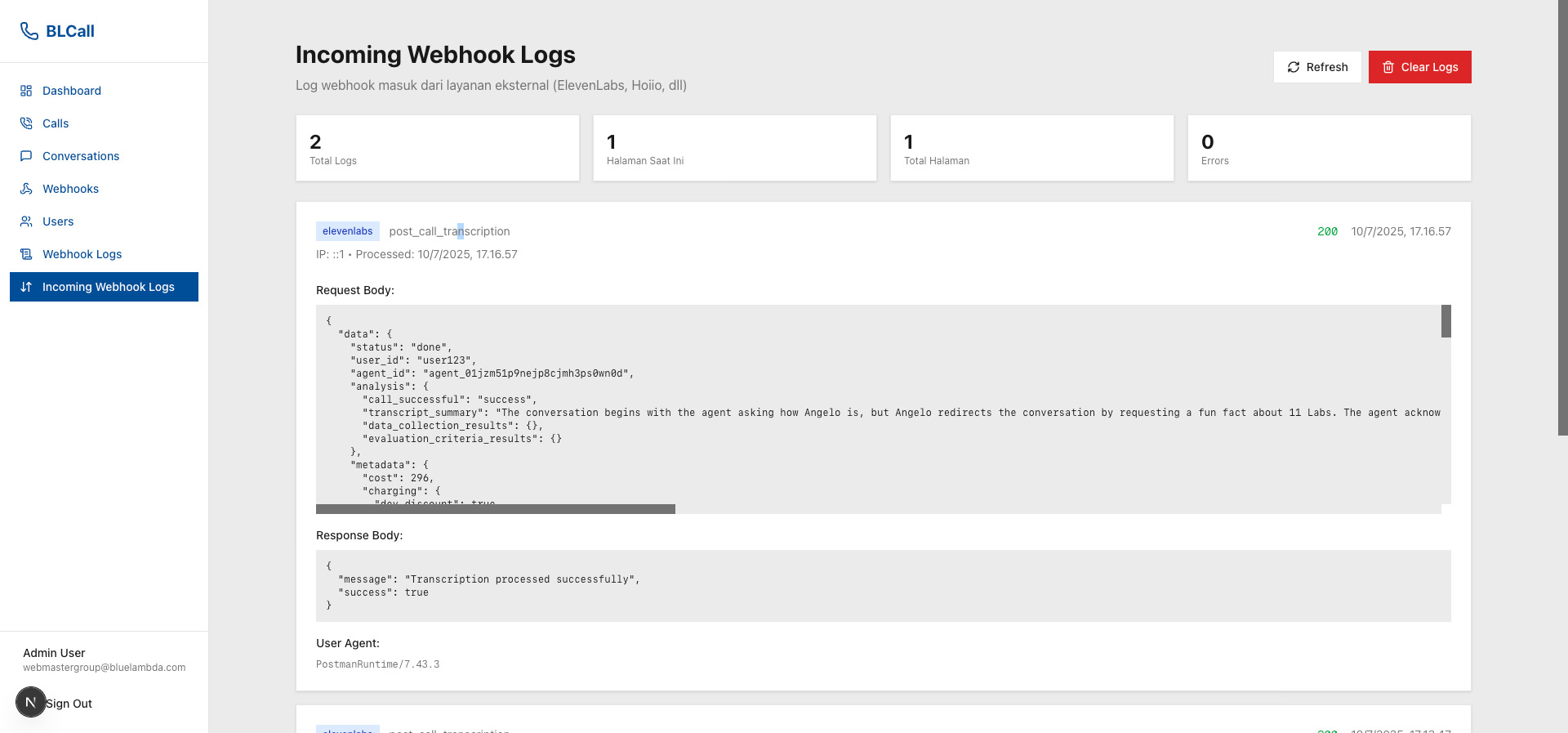 BLCall Tangkapan Layar 8