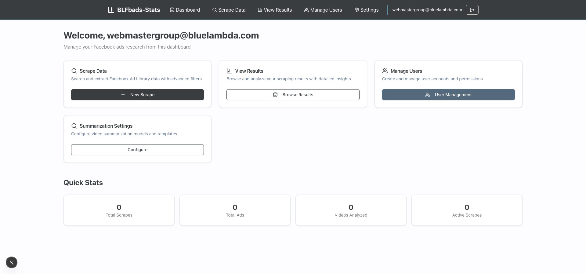 BLfbads Stats Tangkapan Layar 1