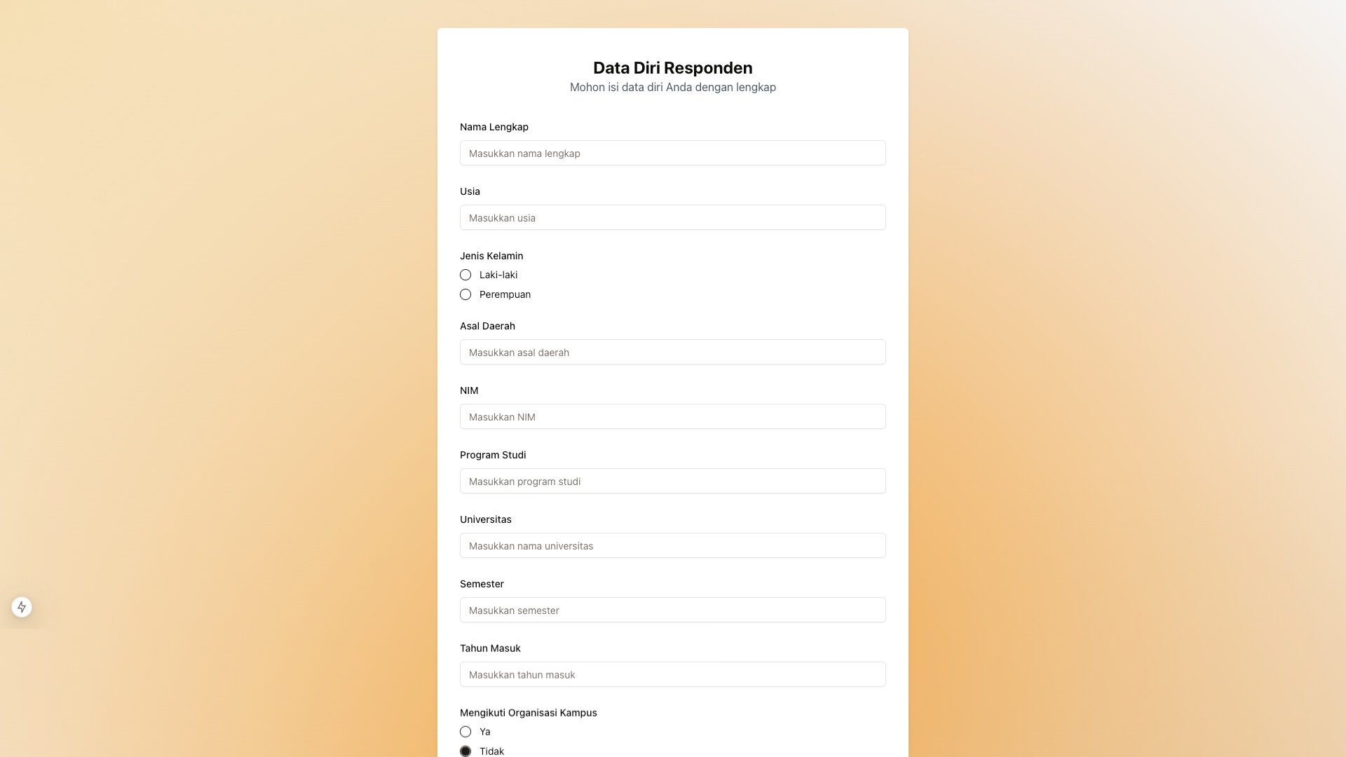 iSurvey Tangkapan Layar 1