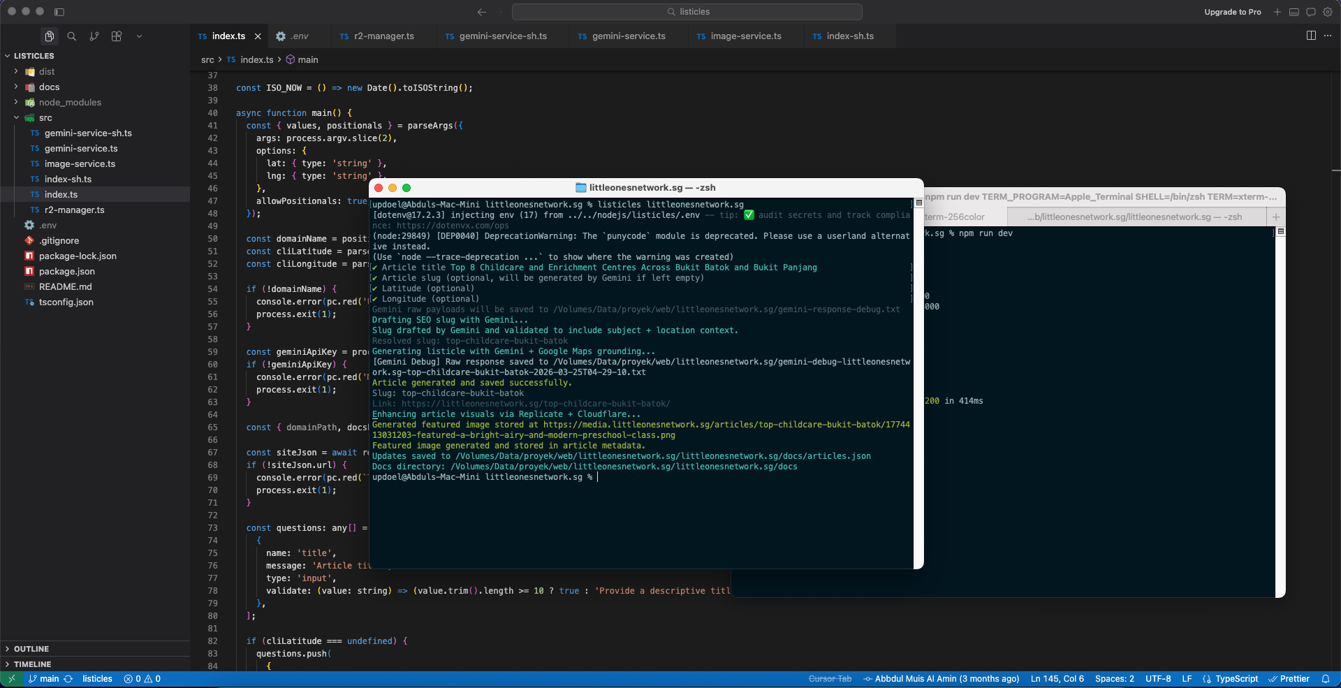 Listicles Generator Dengan Google Maps Grounding