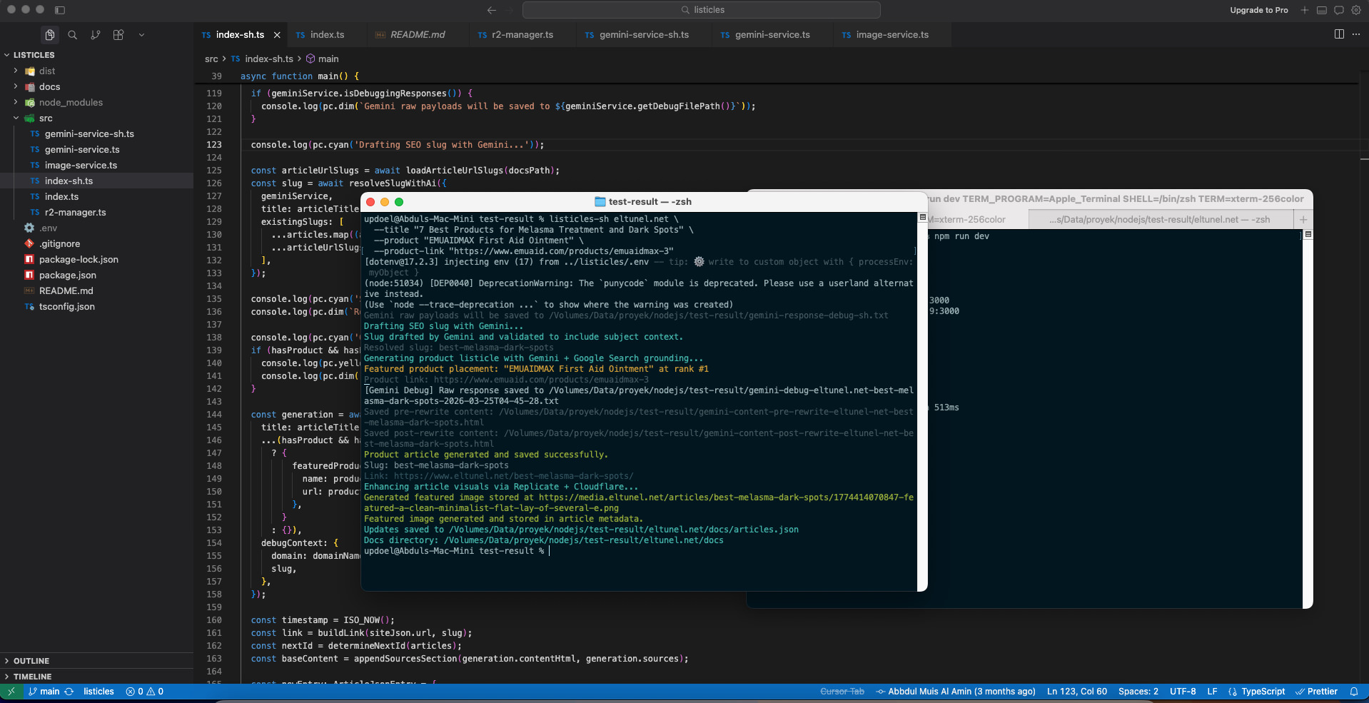 Listicles Generator Dengan Google Search Grounding