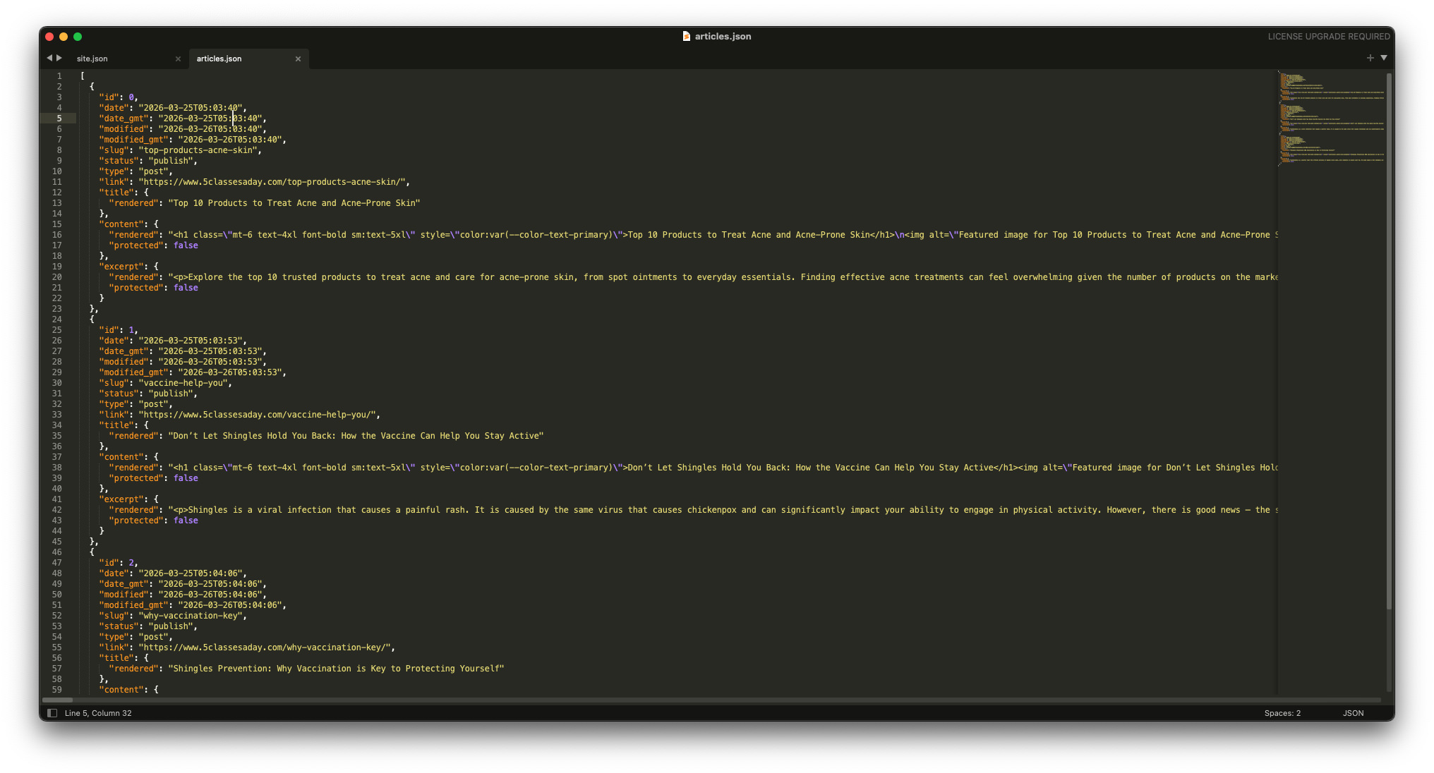 Webpage to Article CLI Tangkapan Layar 2
