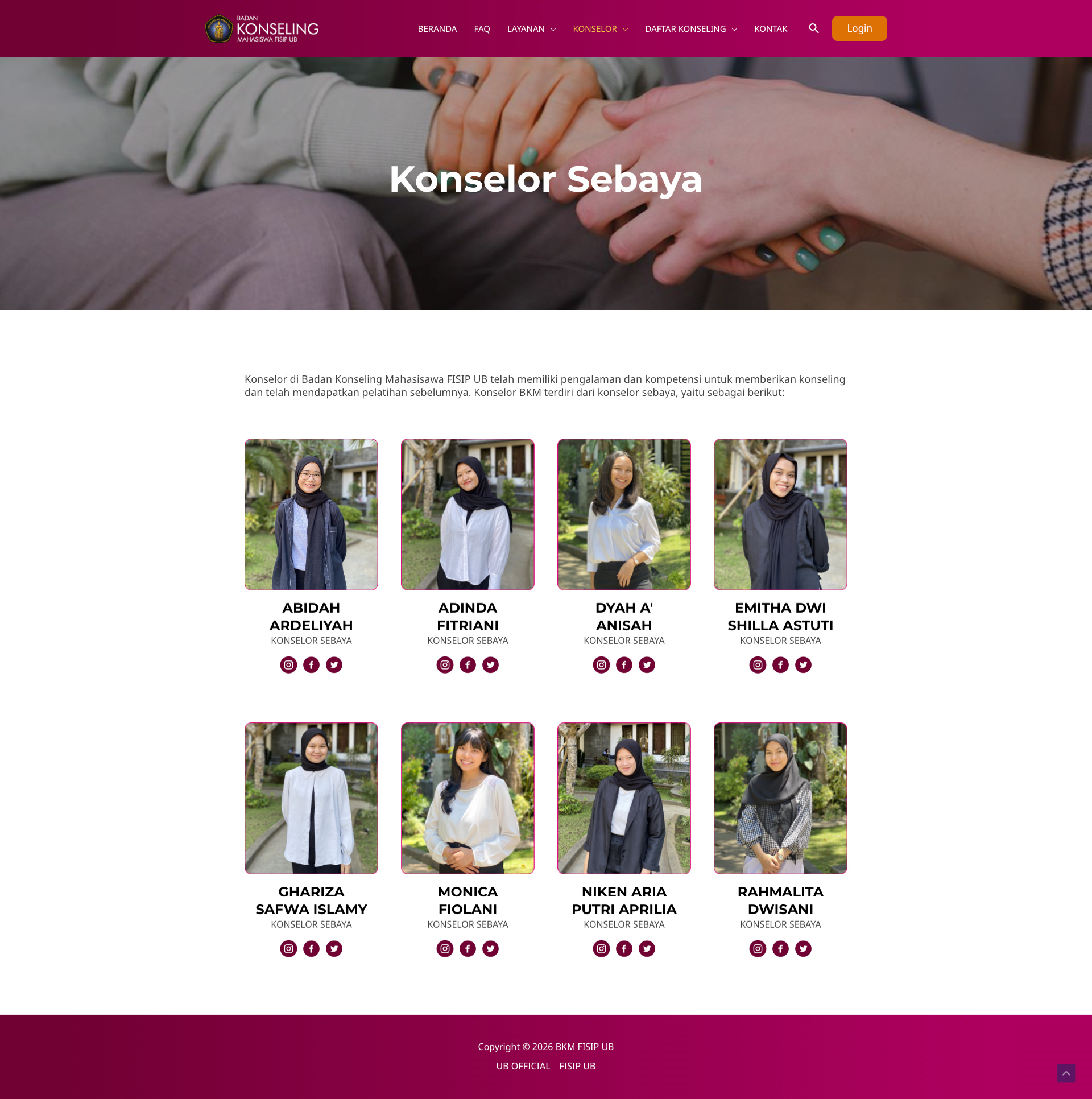 BKM FISIP Universitas Brawijaya Tangkapan Layar 2