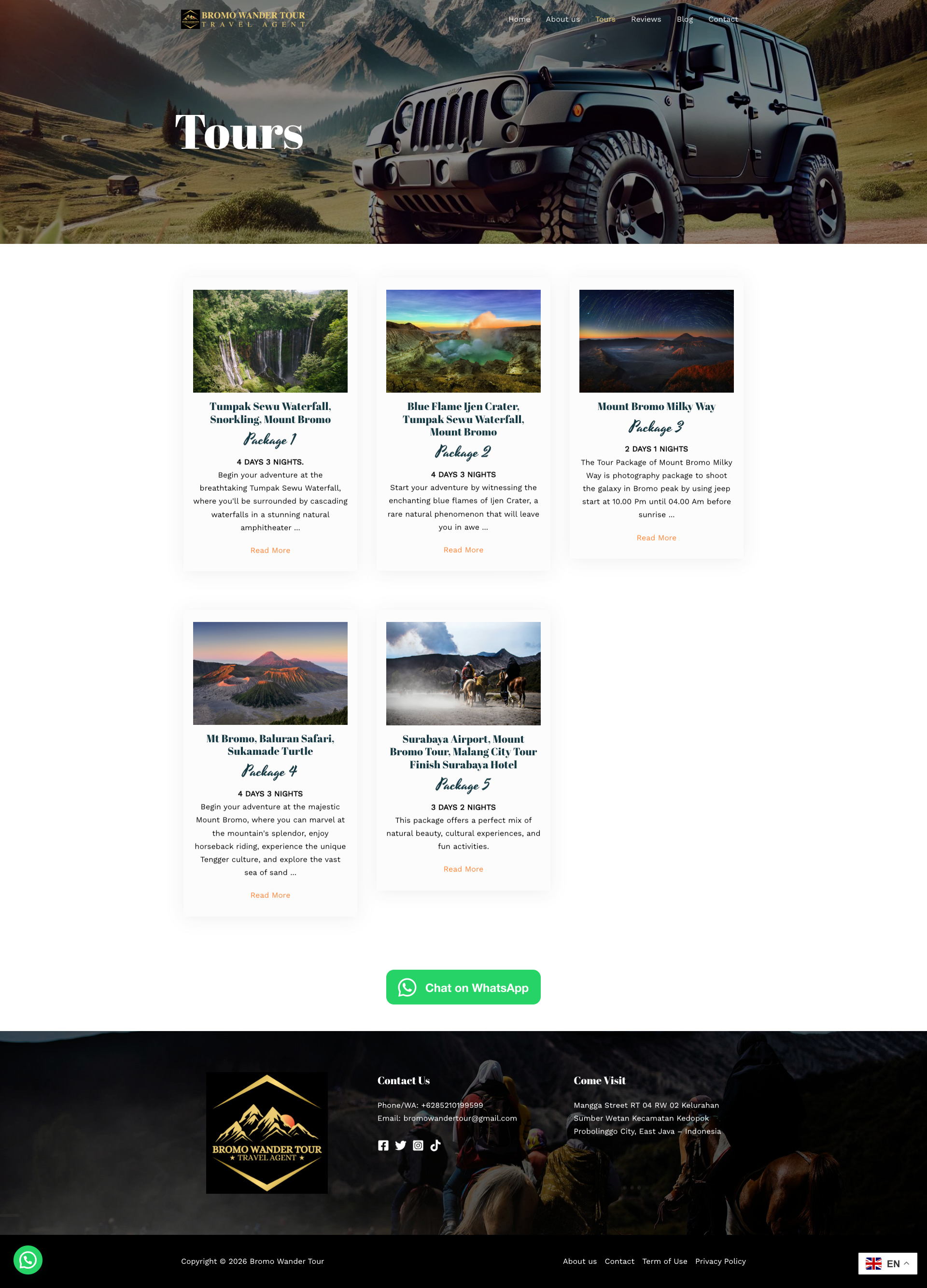 Bromo Wander Tour Tangkapan Layar 2