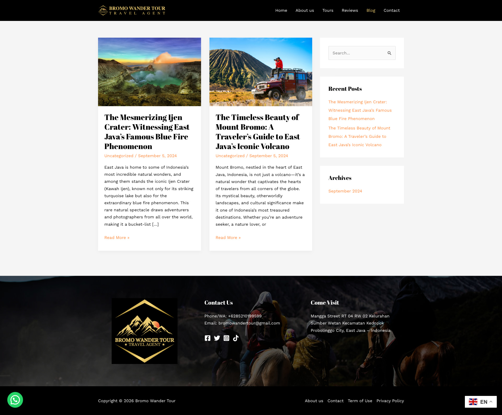 Bromo Wander Tour Tangkapan Layar 4